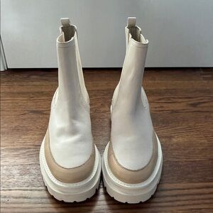 Seychelles Cream Ankle Booties